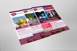Virgin Holidays - Graphic Design - Macy's Thanksgiving Parade - Broadway - Rooftop Party